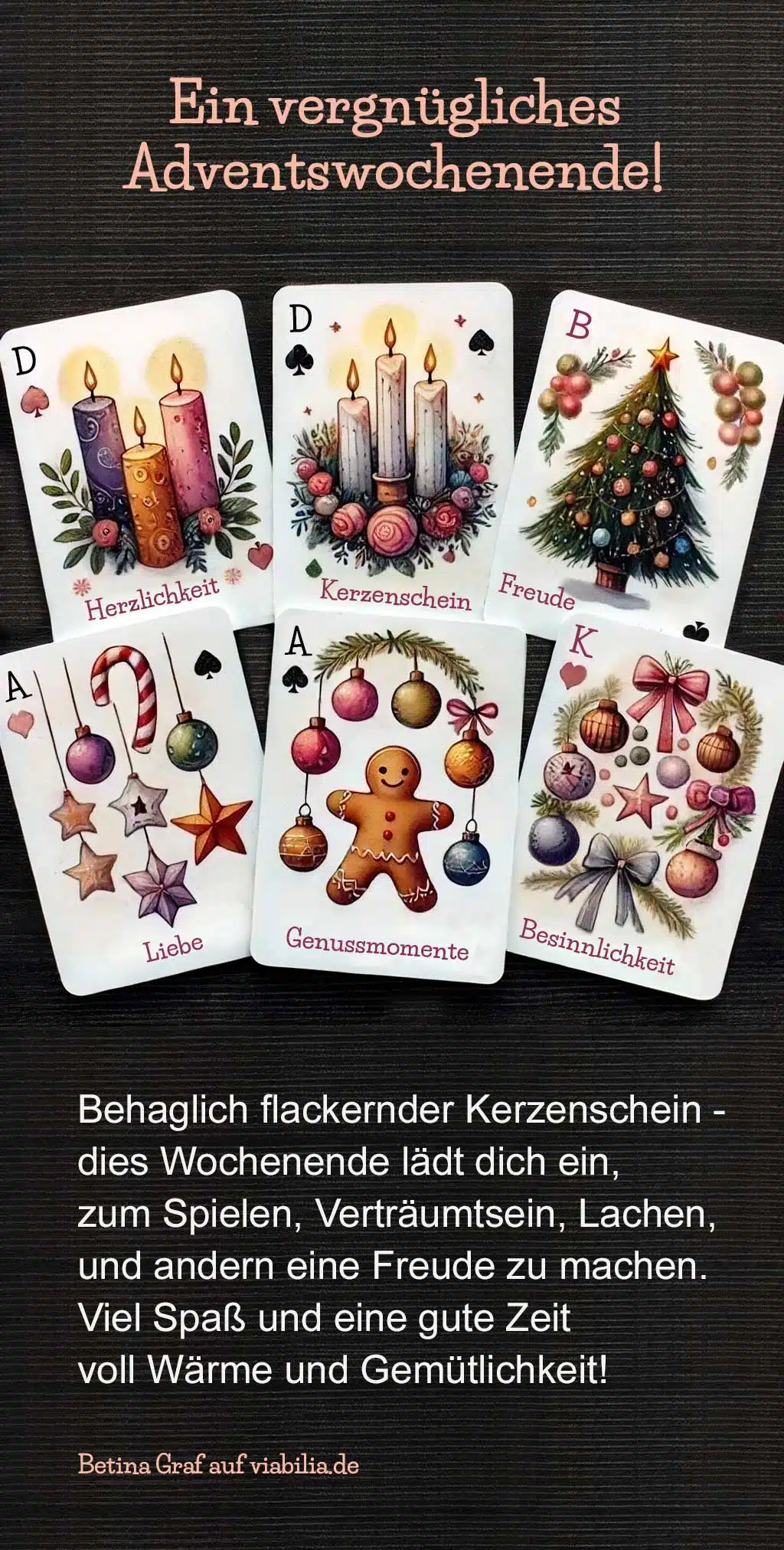 Adventsgrüße für ein vergnügliches Wochenende