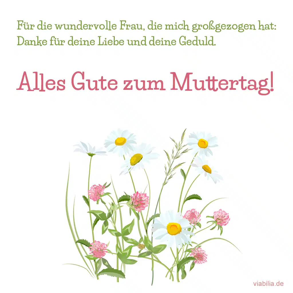 Alles Gute zum Muttertag an die wundervolle Frau