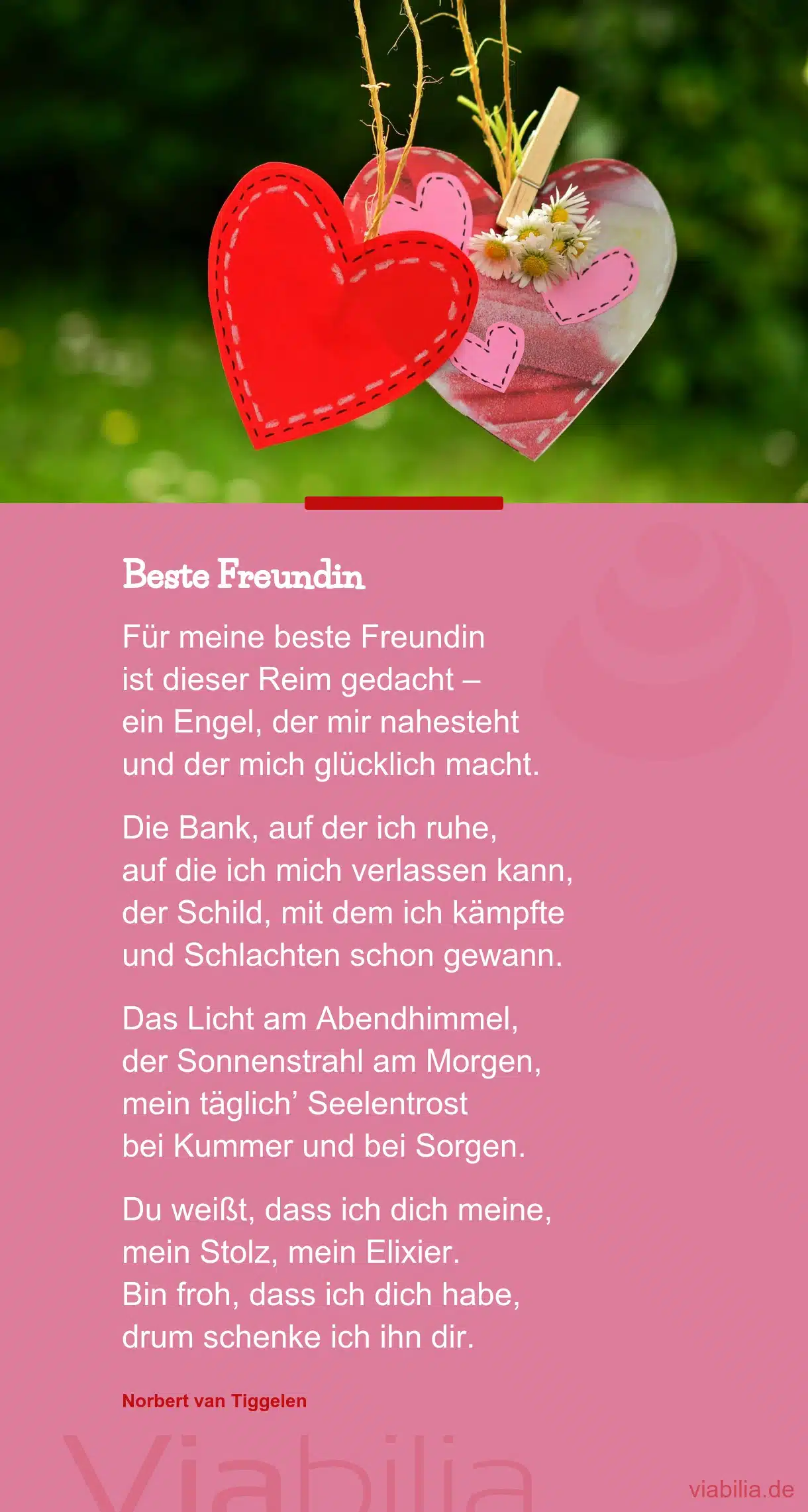 Beste Freundinnen-Gedicht