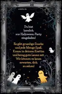 Einladung zur Halloween-Party für Teenager und Erwachsene