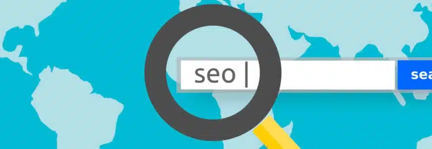 Online-Suche nach "SEO" (Zeichnung)