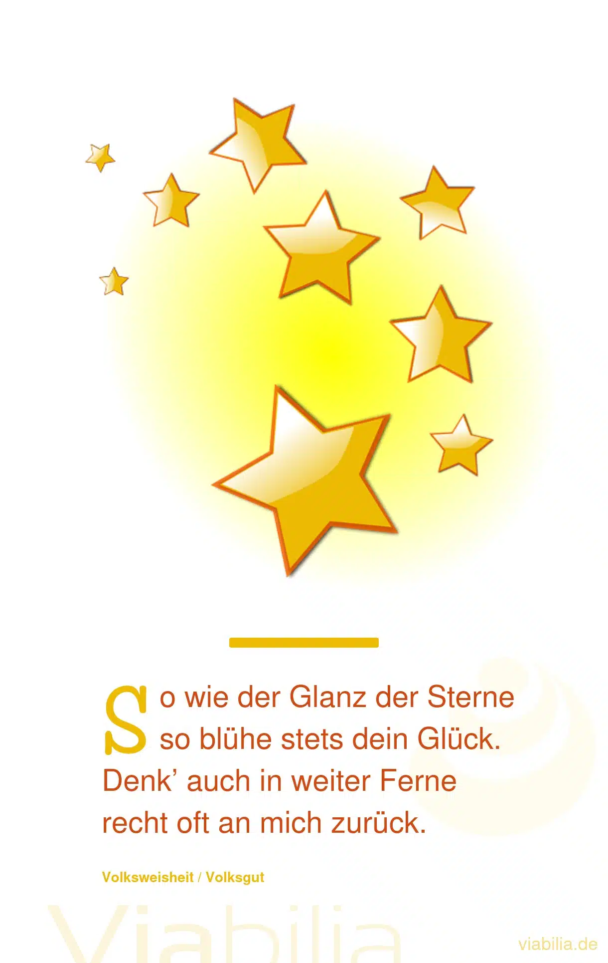 Gedicht fürs Freundschaftsbuch: so wie der Glanz der Sterne