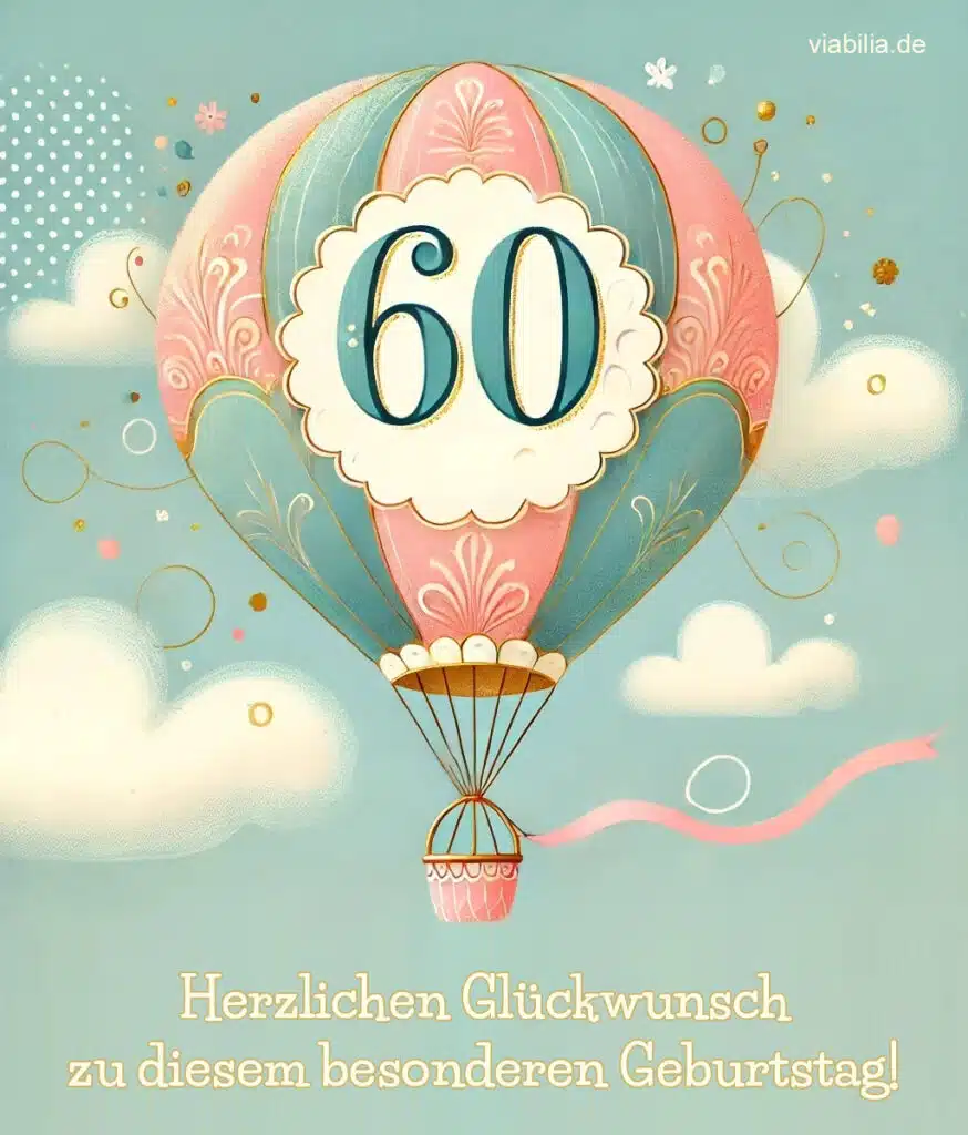 Herzlichen Glückwunsch zum 60. Geburtstag