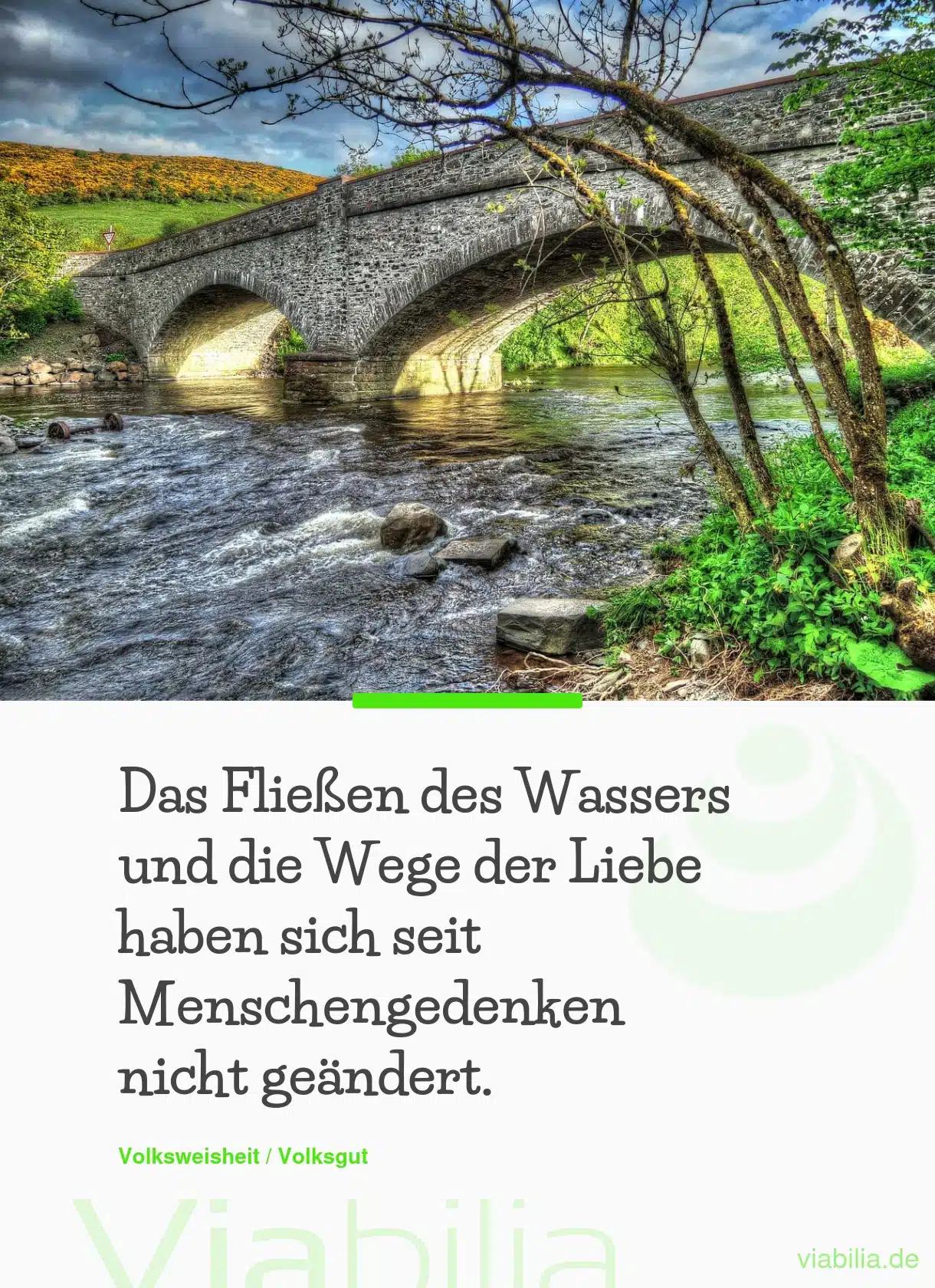 Liebesspruch: Wege der Liebe