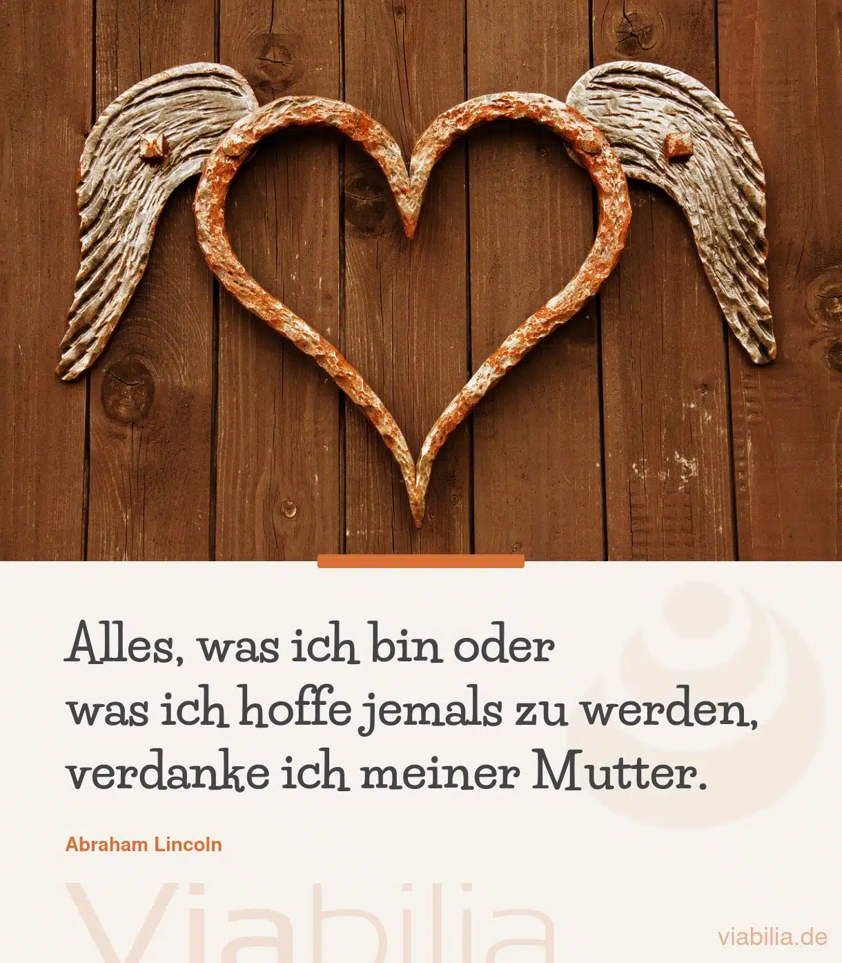 Muttertagsspruch: was ich meiner Mutter verdanke