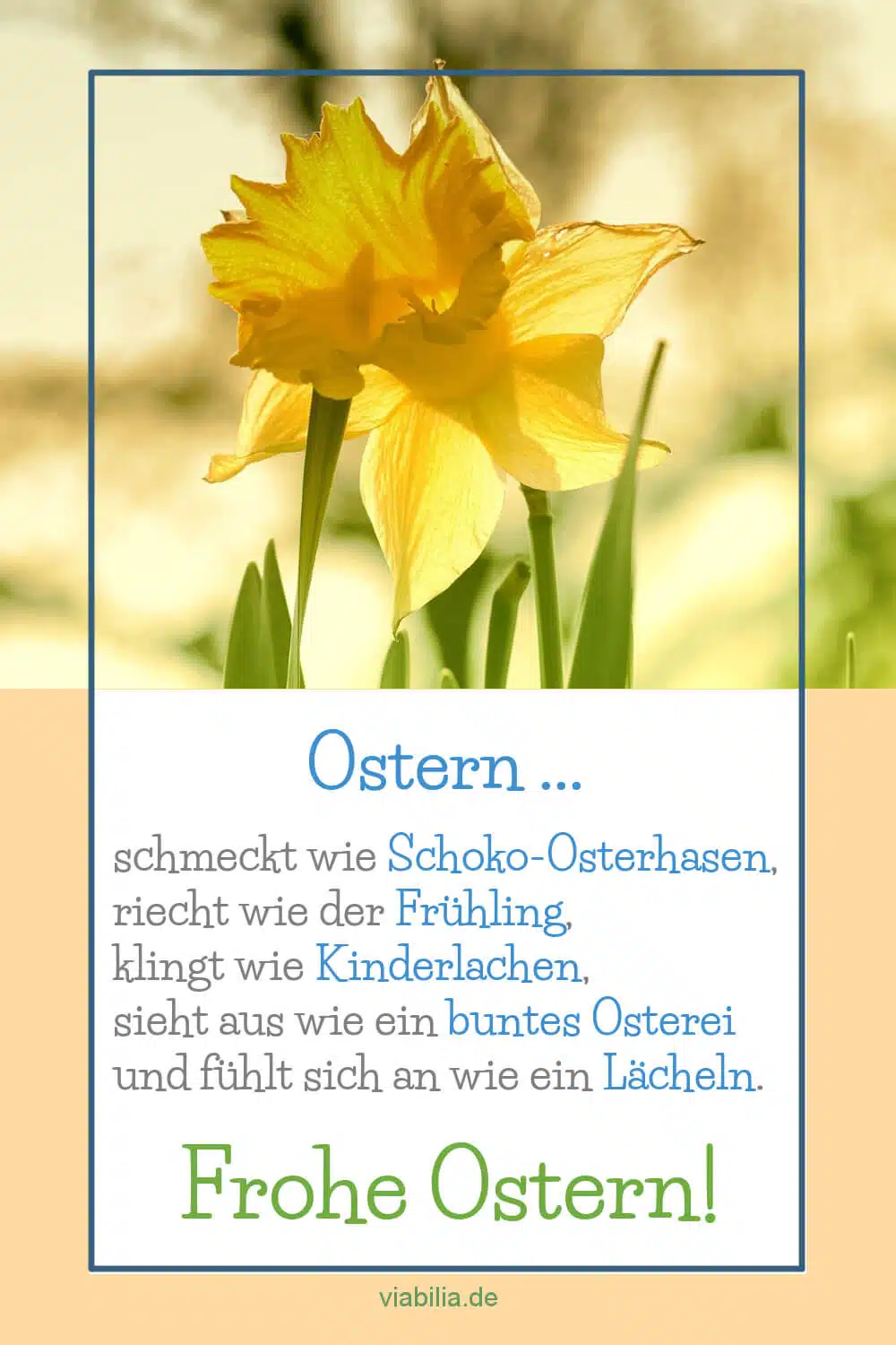 Ostern mit allen Sinnen (Grußbild)