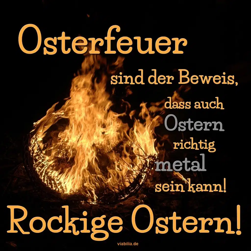 Rockige Ostergrüße