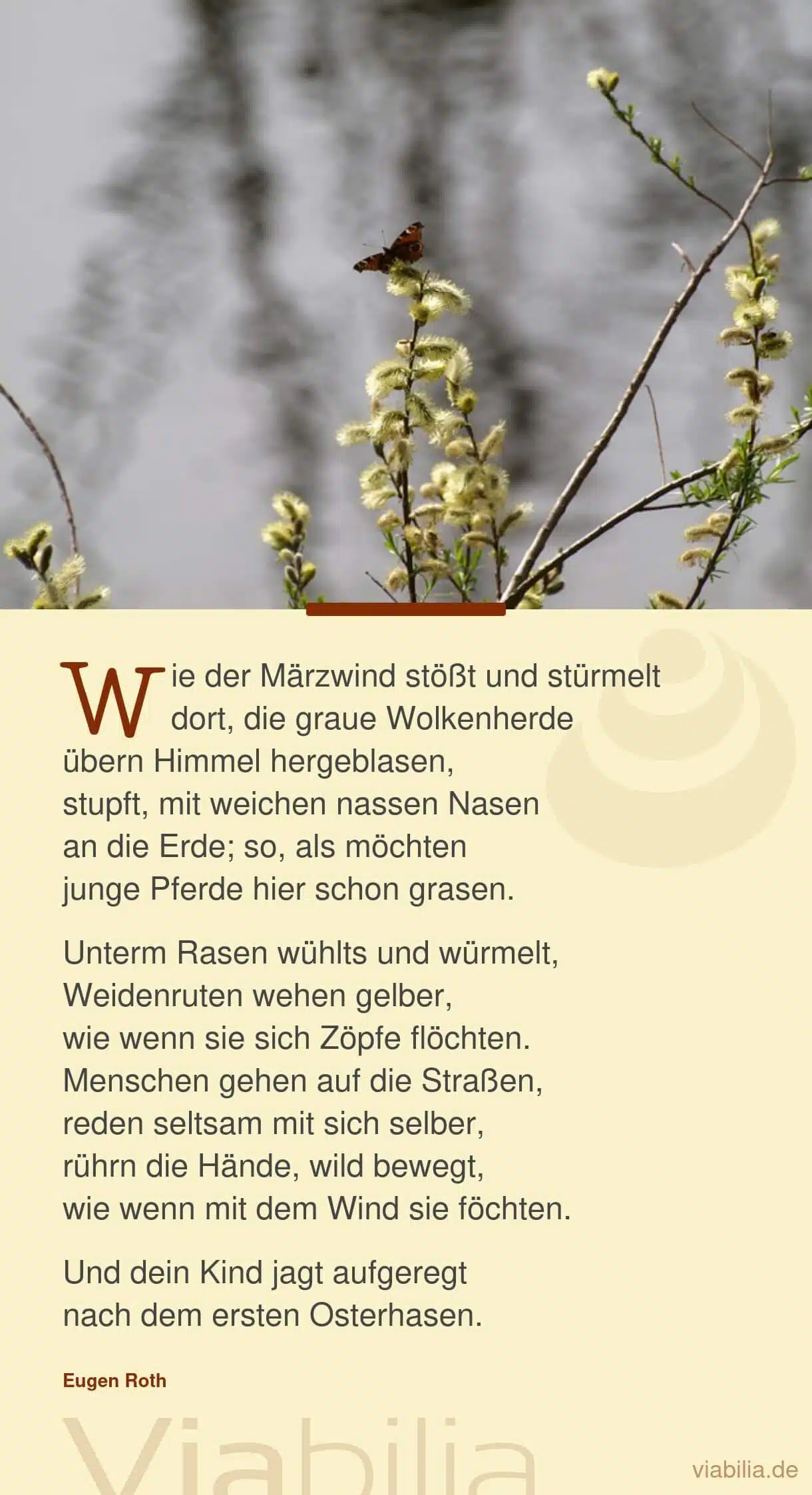 Tradioneller Osterspruch: Märzwind