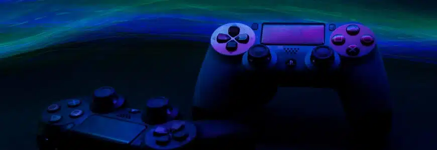 Controller fürs Gaming unter Schwarzlicht