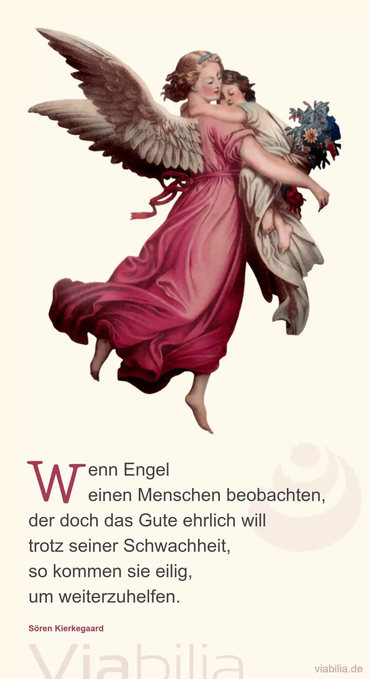 Spruch: Engel helfen