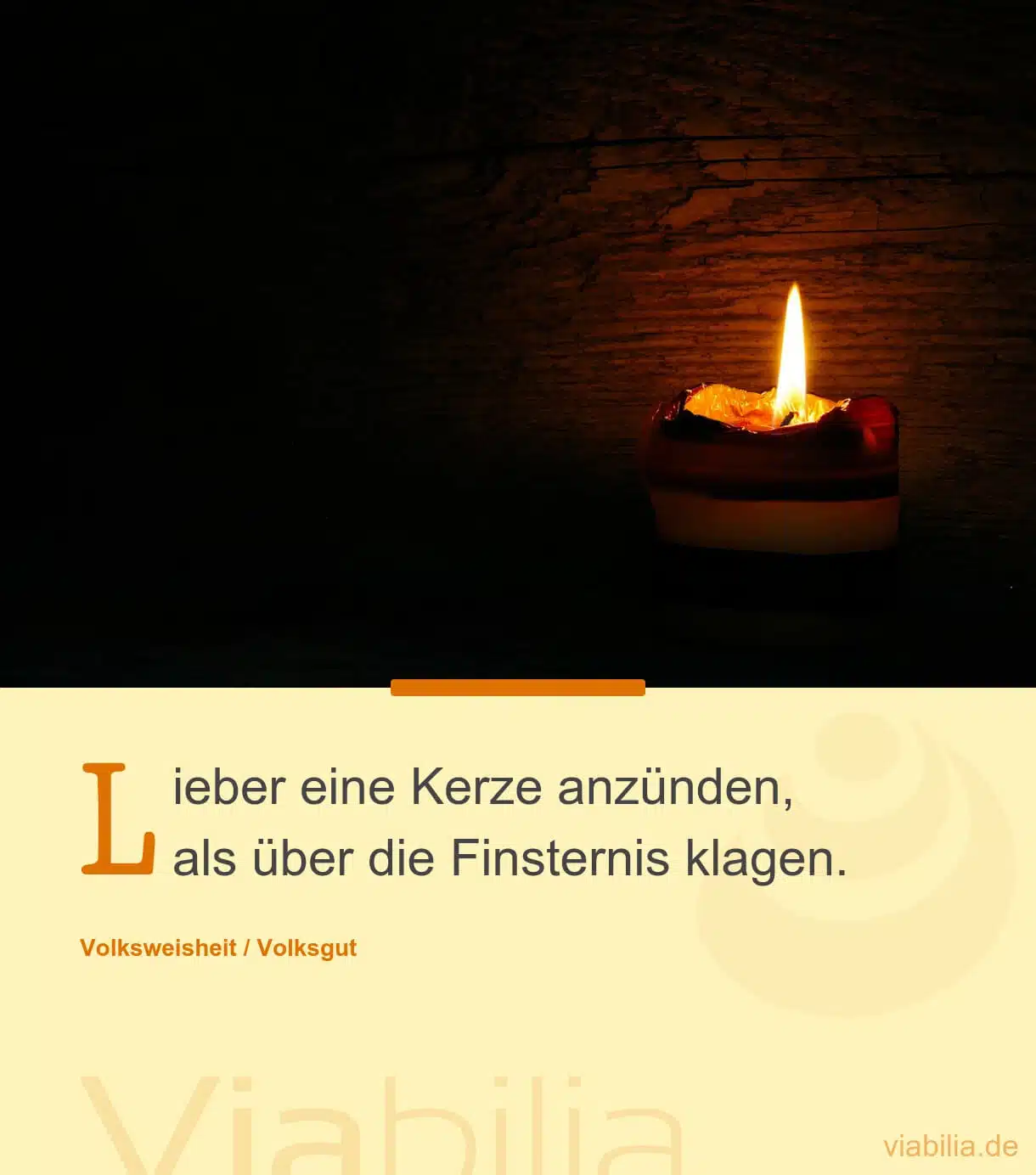 Optimistischer Spruch über das Tun