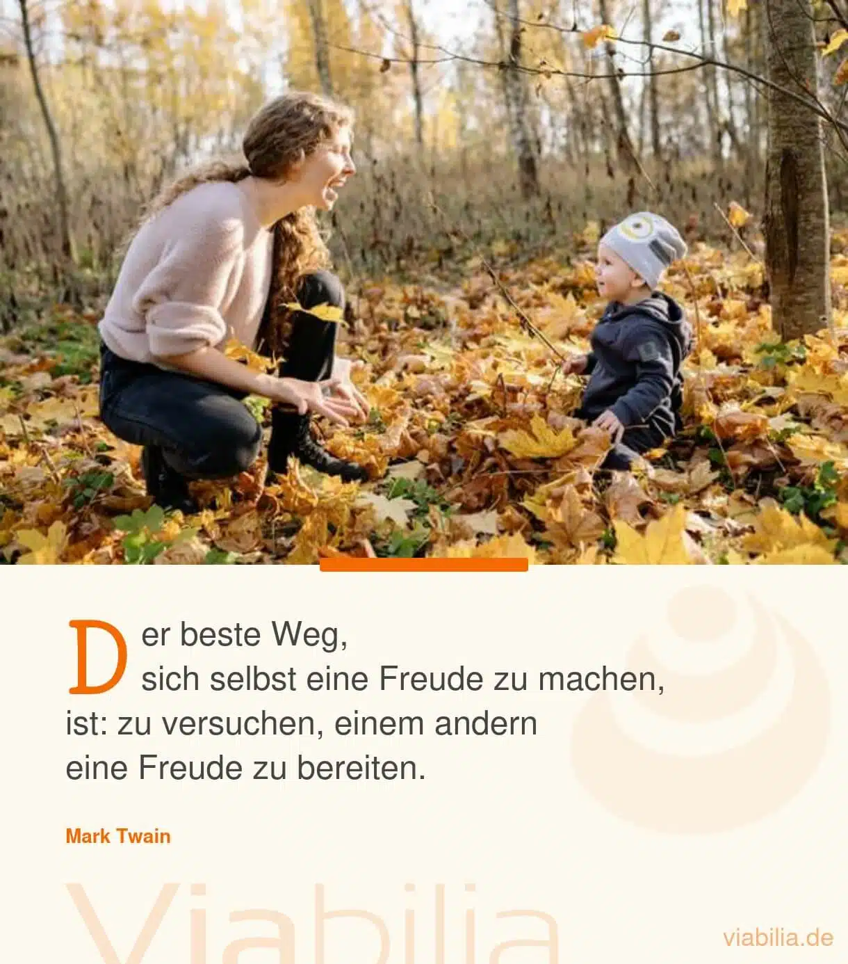 Spruch: sich und anderen eine Freude bereiten